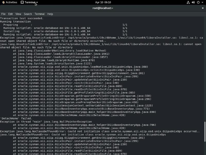 Solved Procedure To Install Oracle On Linux VM If I Have The RPM Package Experts Exchange