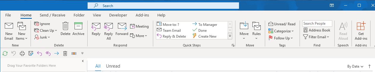 Solved: Office 365 - Outlook Search Bar Moved | Experts Exchange