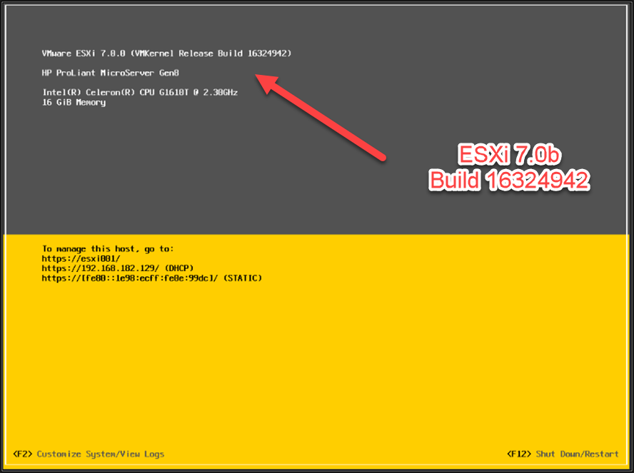 vmware free version of esxi