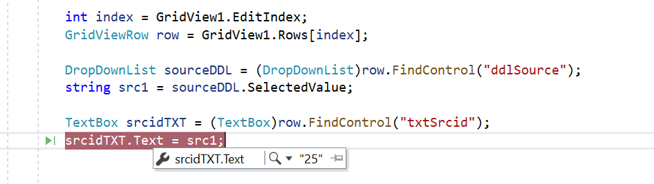 Solved ASP How To Set The SelectedValue Of A Dropdownlist Within 