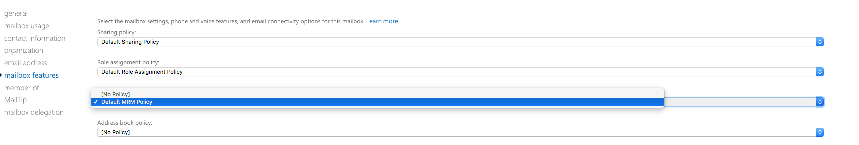 Solved Retention Policy Question In Outlook 365 Experts Exchange