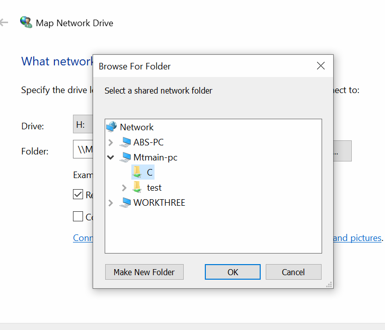 Solved: Can not map a drive | Experts Exchange