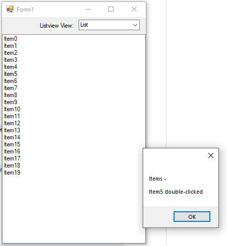 Solved: ListView DoubleClick Event | Experts Exchange