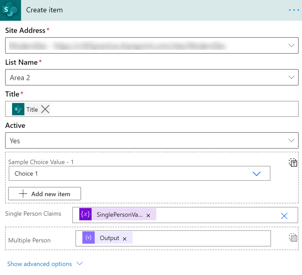 Power Automate - How to update Single or MultiPerson field in ...