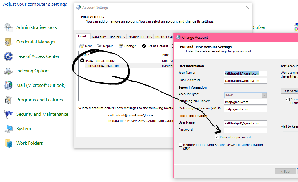 Solved: Outlook 2016 ATT secure email key | Experts Exchange