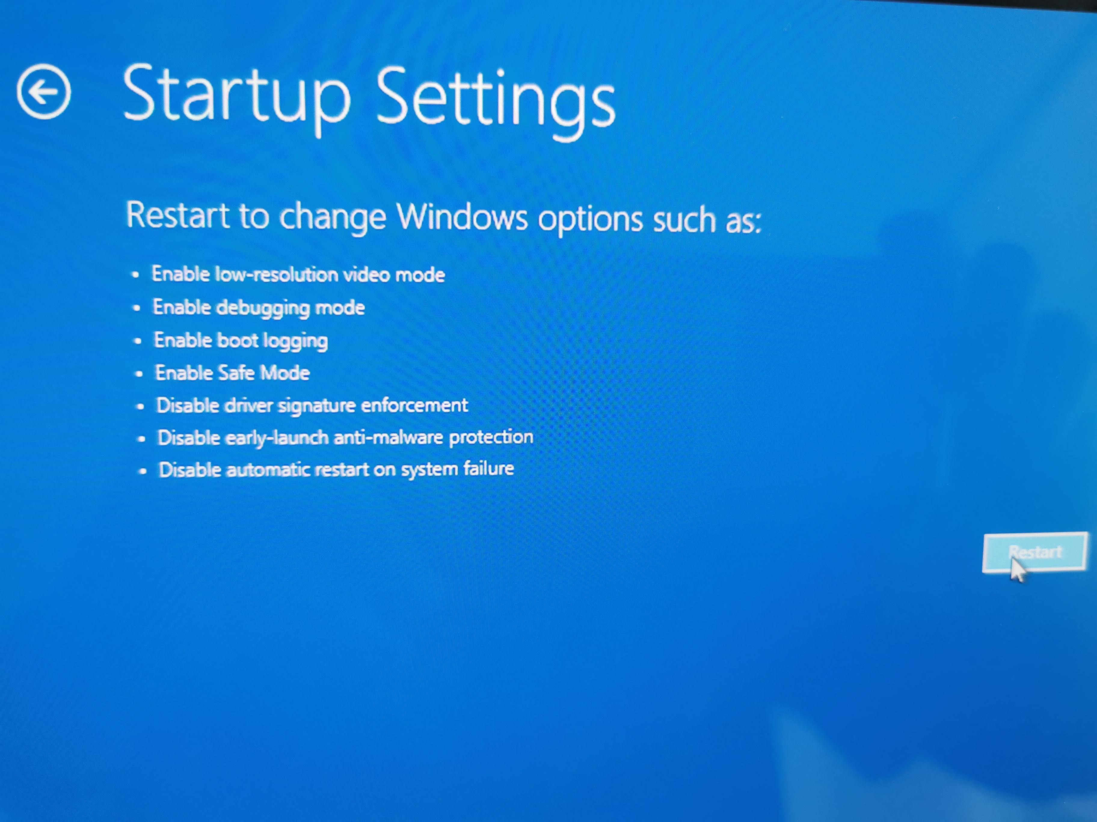 Solved: Windows 10 - unable to boot into Safe Mode | Experts Exchange