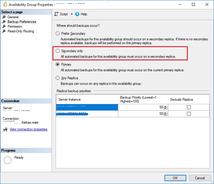 Solved: ola backup solutoin | Experts Exchange
