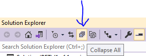 Solved: expand all folders in Solution Explorer in Visual Studio 2019 |  Experts Exchange