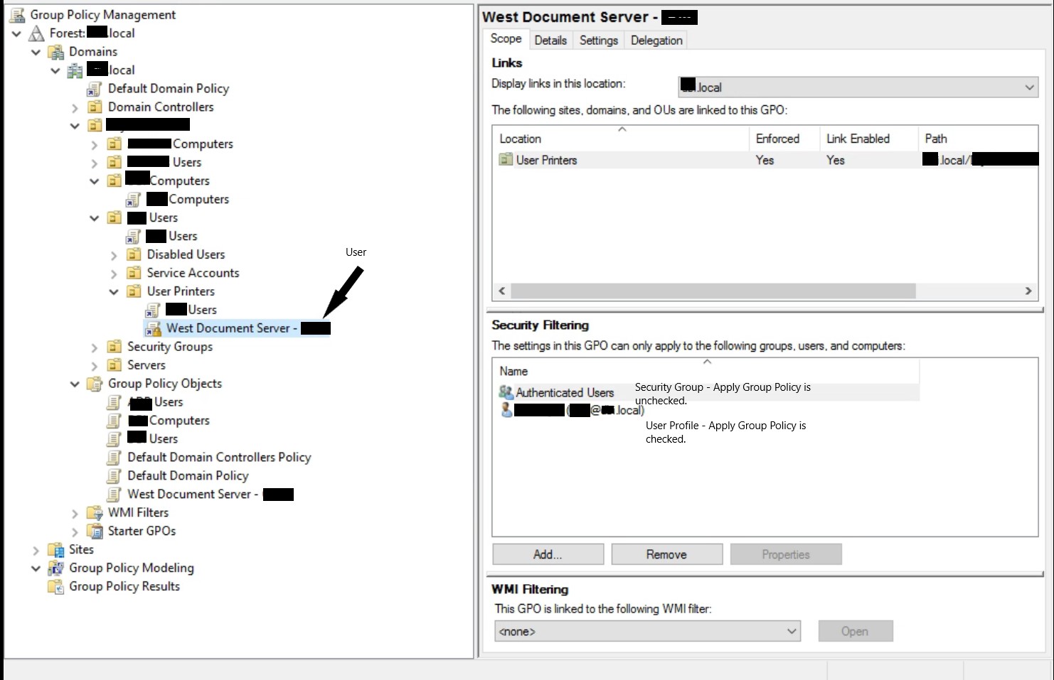 Solved How do I deploy a printer to an individual user using GPO