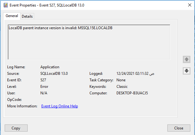Solved: Visual Studio DB issue after reinstalling the IDE | Experts ...