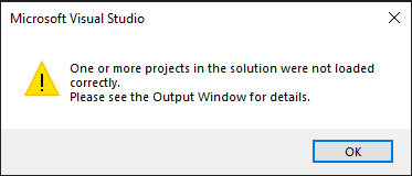 Visual Studio 2022 Community Project not load solution - Microsoft Q&A