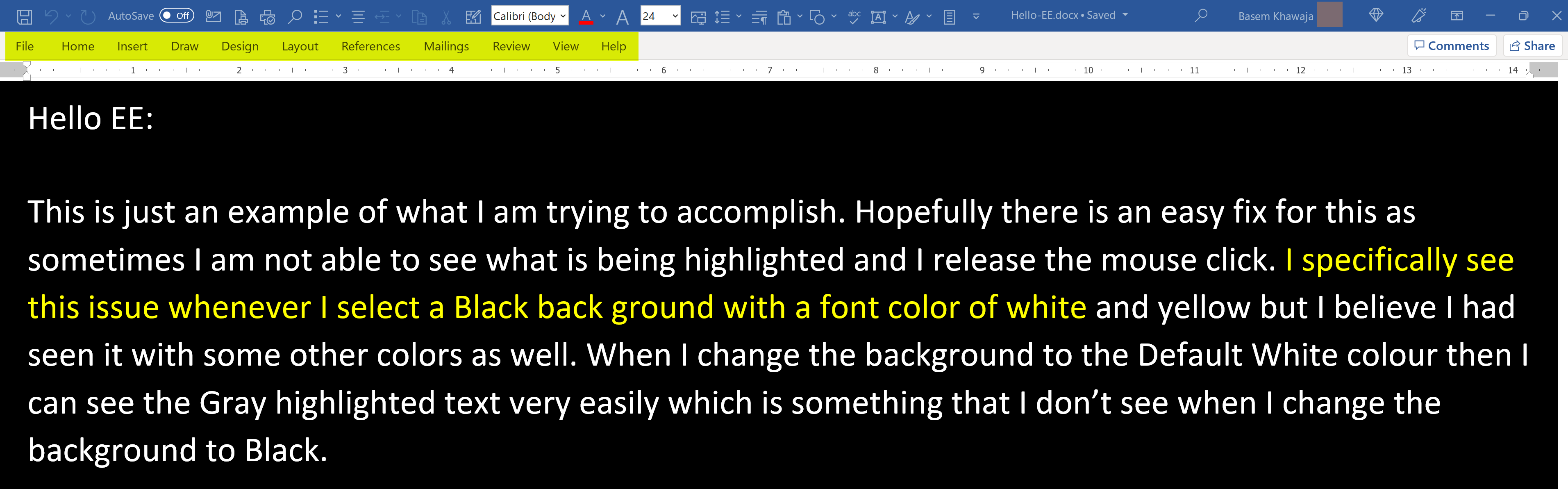 solved-change-color-of-highlighted-text-in-word-document-experts