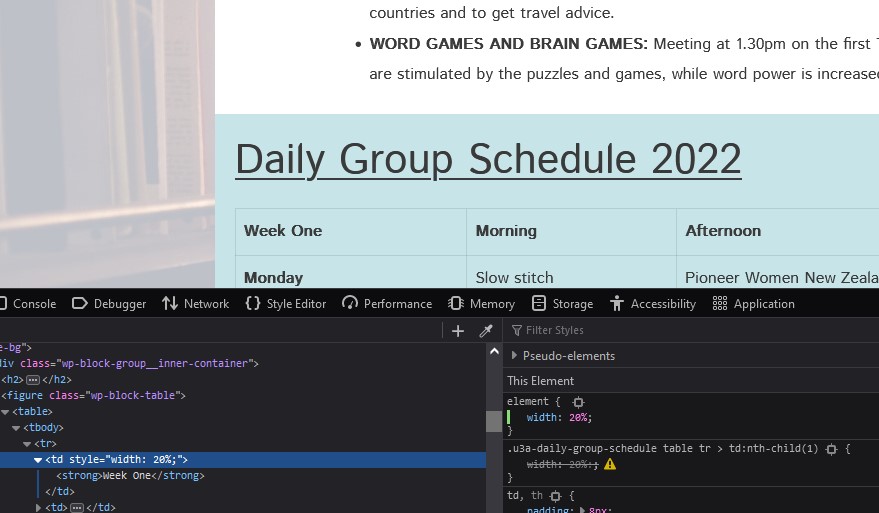 Solved How to set percentage column widths in WordPress Gutenberg