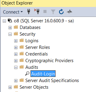 Solved: SQL server Audit file | Experts Exchange