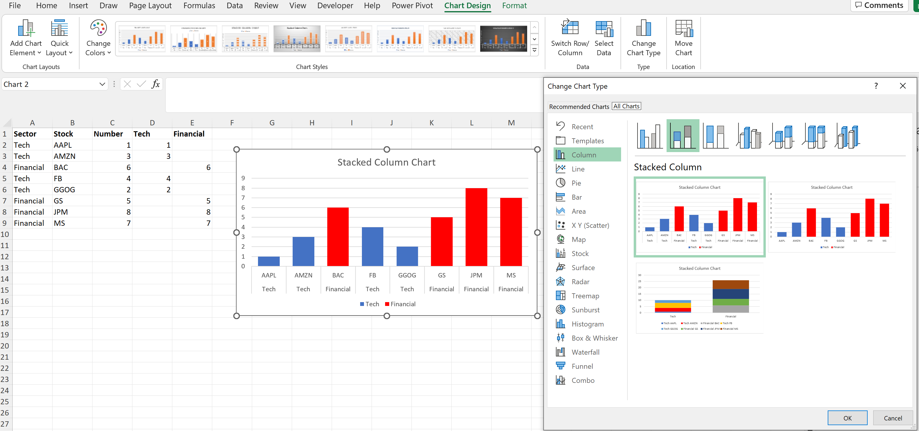 Solved: How can I change the colors of an Excel chart with a secondary ...