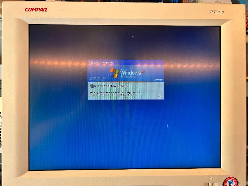 Windows XP Physical computer