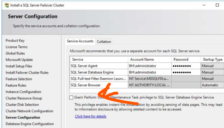 Solved: SQL 2019 FCI installation and need to know: SQL server CEIP ...