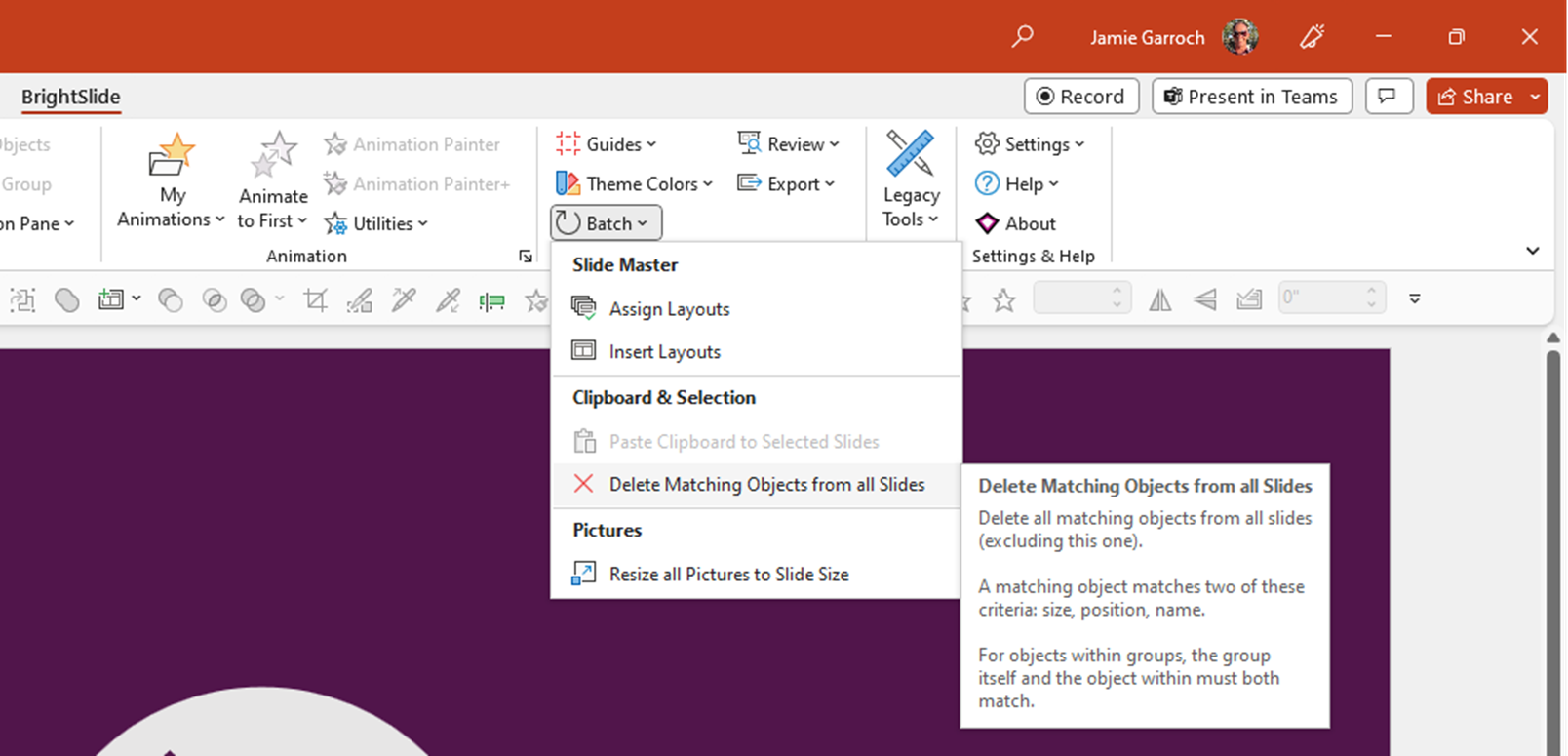 powerpoint duplicate text box