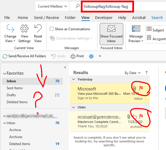 How To See All Flagged Emails In Outlook