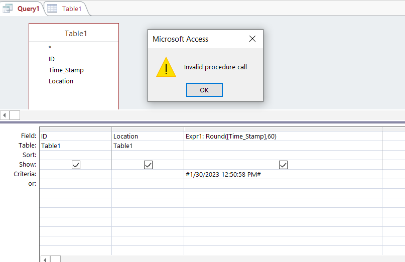 Solved: How to filter in MS Access for date/time values in a query ...