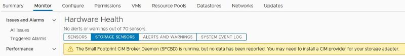 Solved: How to monitor storage health in ESXi 8.0 on ProLiant DL360 ...