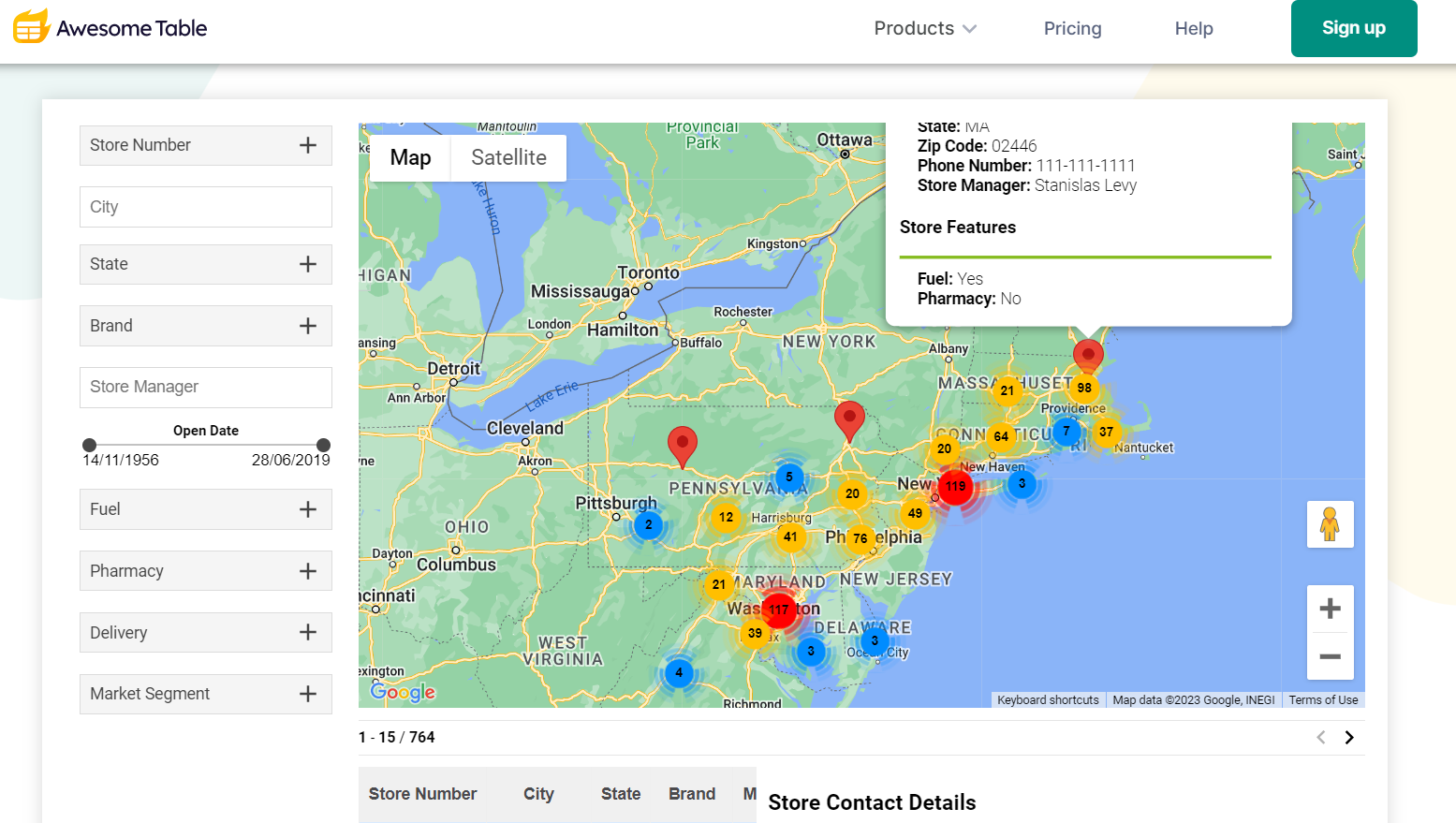 Solved: Dynamic Google Map based on spreadsheet | Experts Exchange