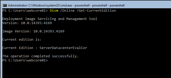 Solved: Windows 2016 Server Core Activating License - Dism /online /Set ...