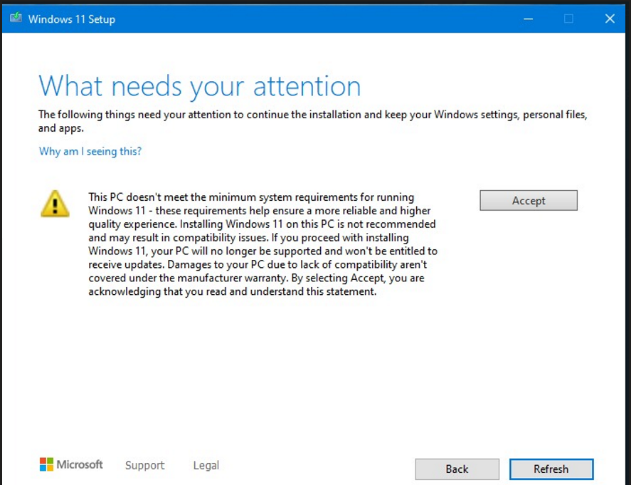 Solved: upgrade to Windows 11 on unsupported windows 10 PC? | Experts ...