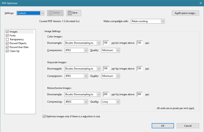 Solved: How would you do a mass Optimization of scanned PDF files in ...