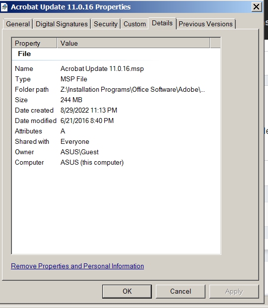 Msp File Solved: MSP file issue | Experts Exchange