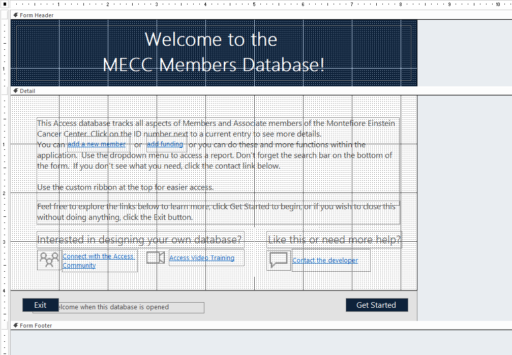 Making your Database More User Friendly | Experts Exchange