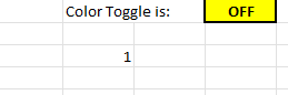 Creating An On/Off Switch For Conditional Formatting In Excel | Experts ...