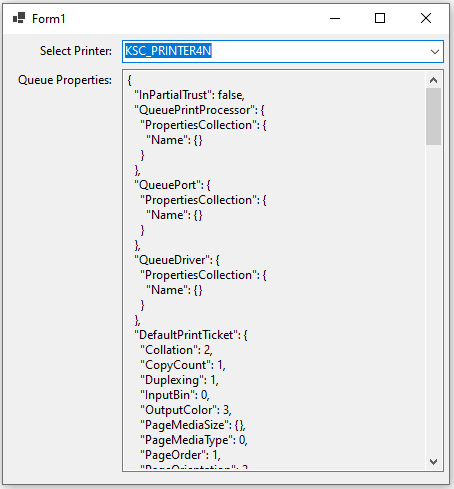 Solved: Using C#, how to get list of printers in an array? | Experts ...