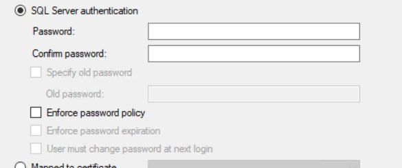 Solved: password policy for SQL server 2019/2022 | Experts Exchange