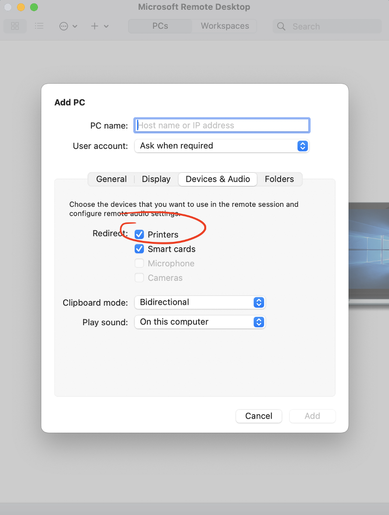 Solved: RDP printer redirect not working suddenly | Experts Exchange