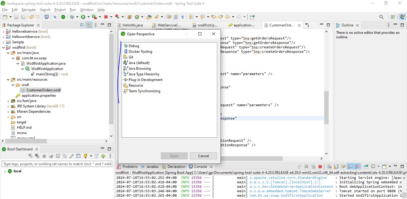 Solved: STS 4 I do not see “ Java EE” perspective coming up | Experts ...