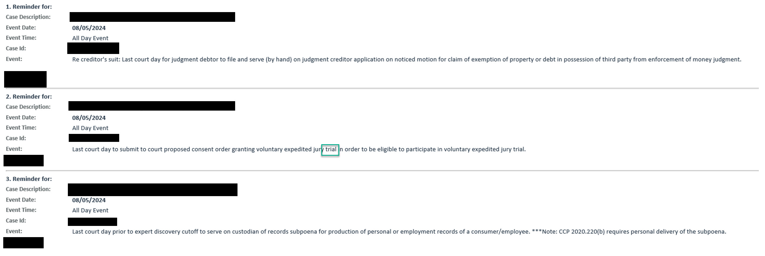 Conditional formatting for email body content.