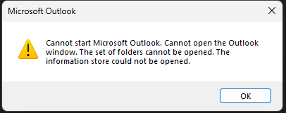 Recurring Outlook error | Experts Exchange