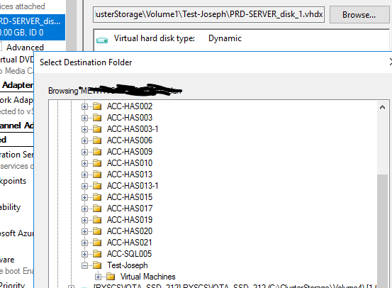 Solved: Same disk name for multiple VM in Hyper V. Need to correct the ...