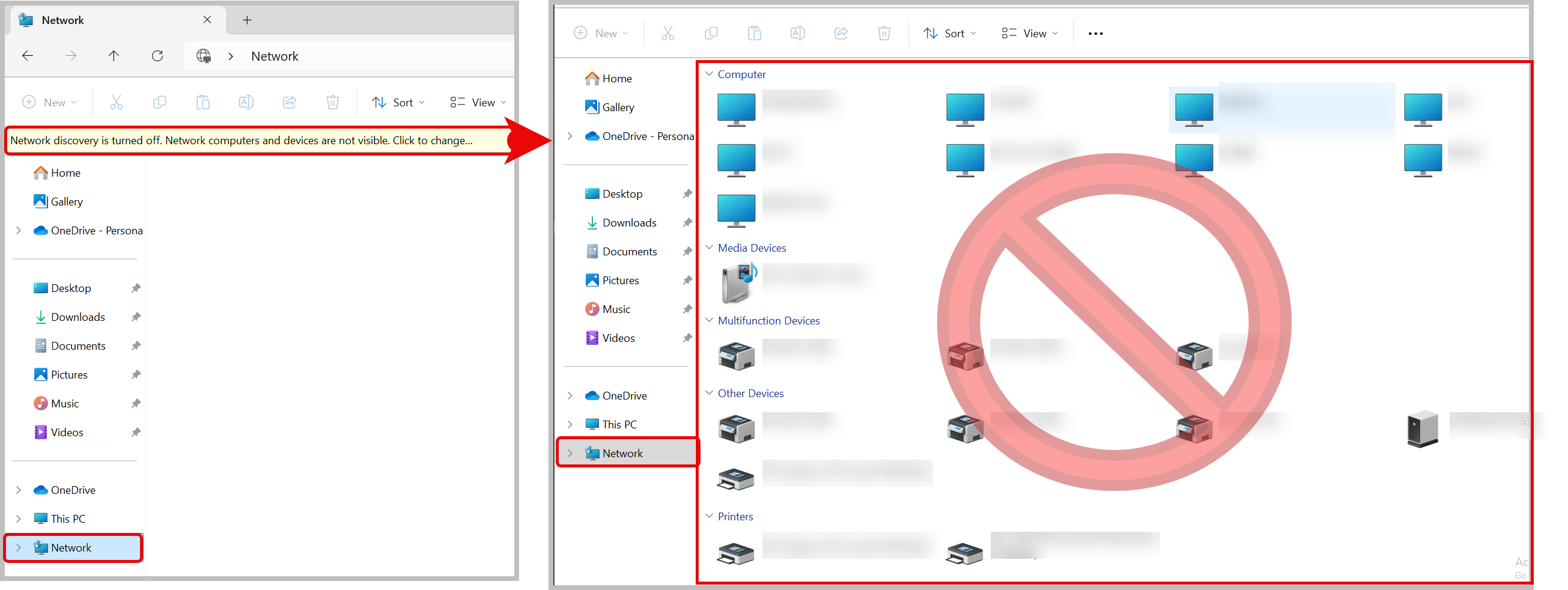 How can I prevent users from seeing all other computers on the domain ...
