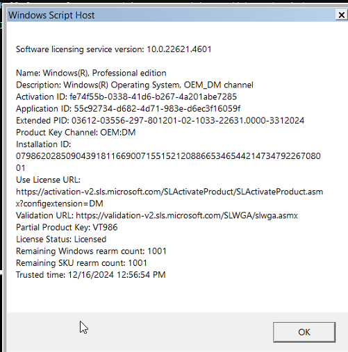 Solved: Help With Microsoft Digital License Activation | Experts Exchange