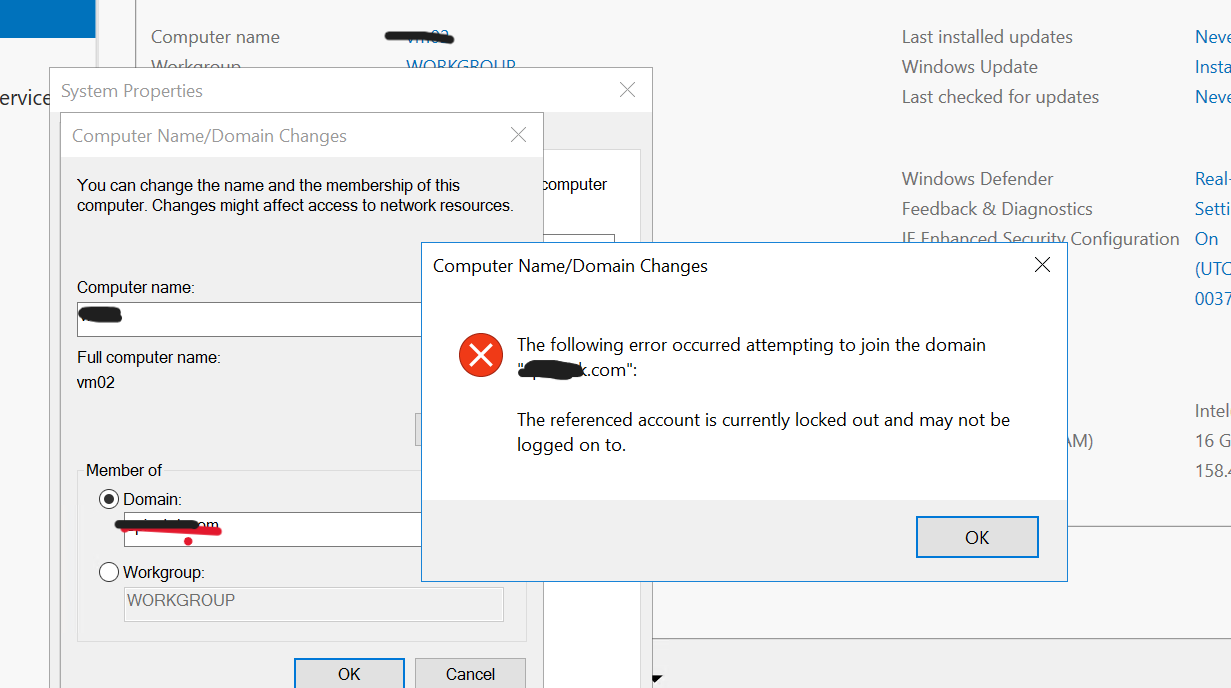 Not able to join domain | Experts Exchange
