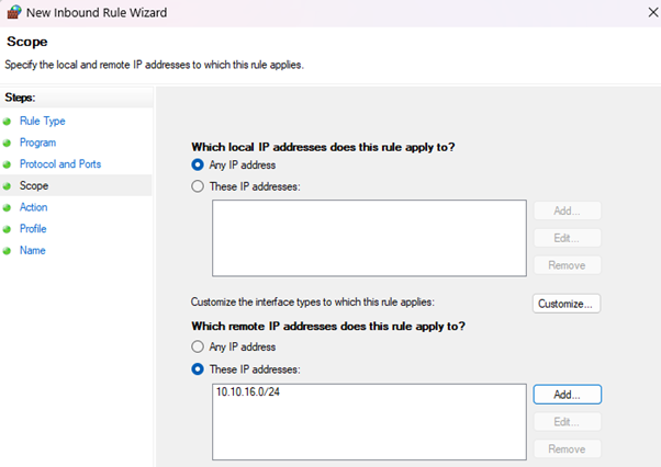 how to access a windows file share with the windows firewall on ...
