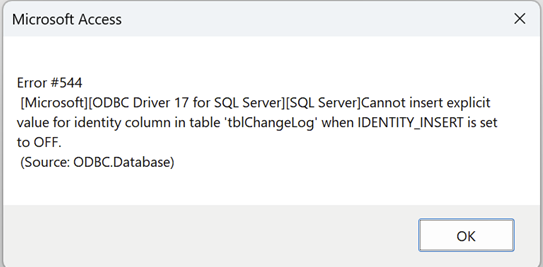 Solved: Runtime Error 3146 when trying to insert data into a SQL table ...