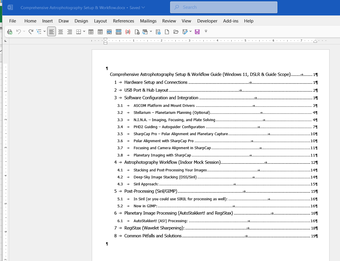 Solved: Creating a Comments Matrix (MS Word to MS Excel) | Experts Exchange