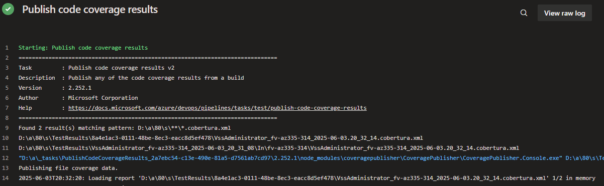Setting up Code Coverage data in Azure DevOps Pipeline, C# .NET 9 ...