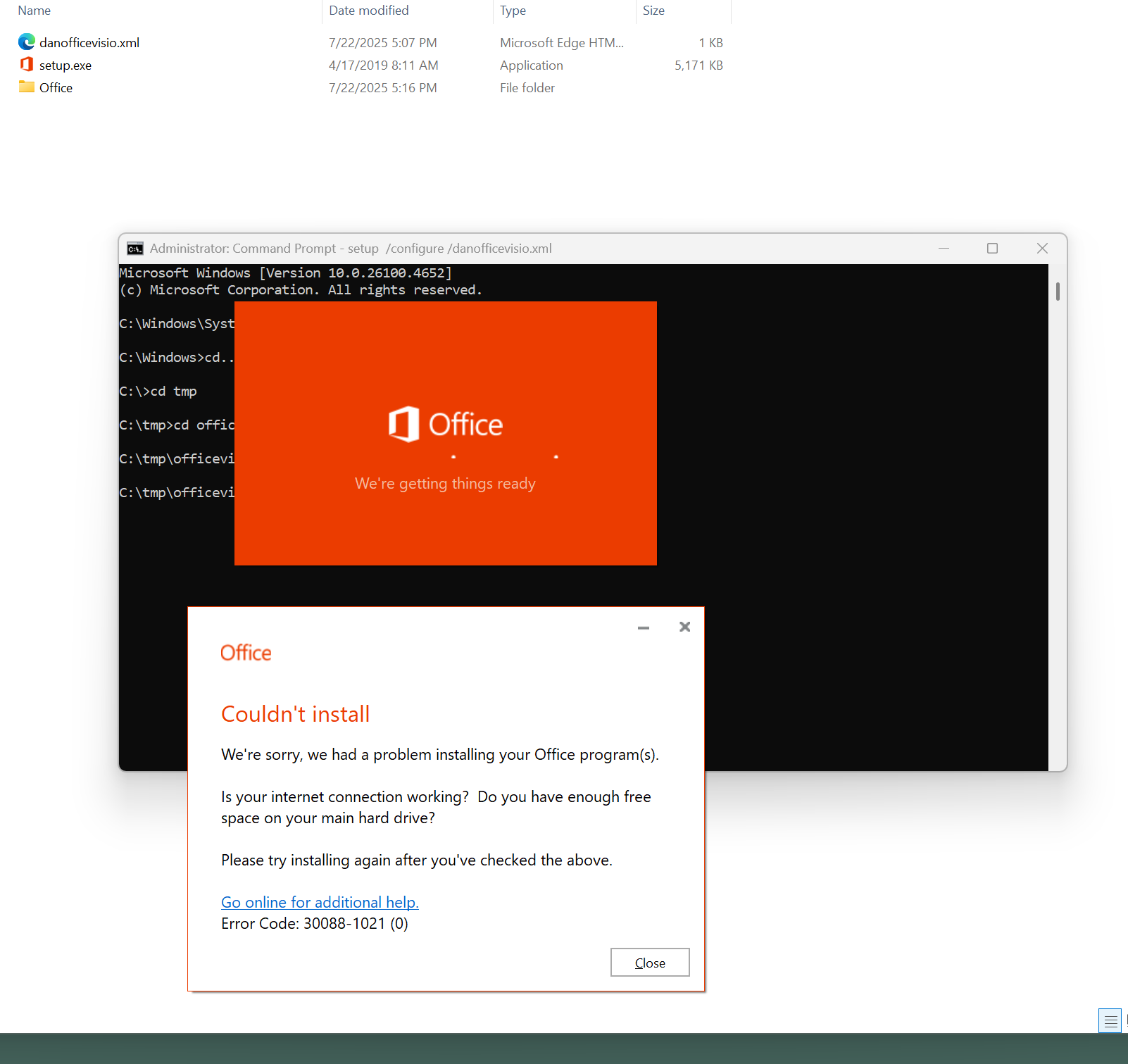 Solved: not able to install MS visio 2019 Pro | Experts Exchange