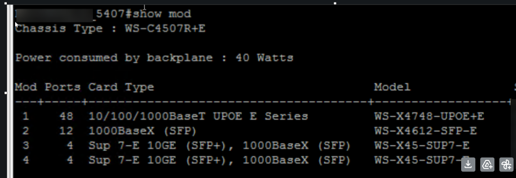 Solved: Cisco 5407 - Module Addressing | Experts Exchange