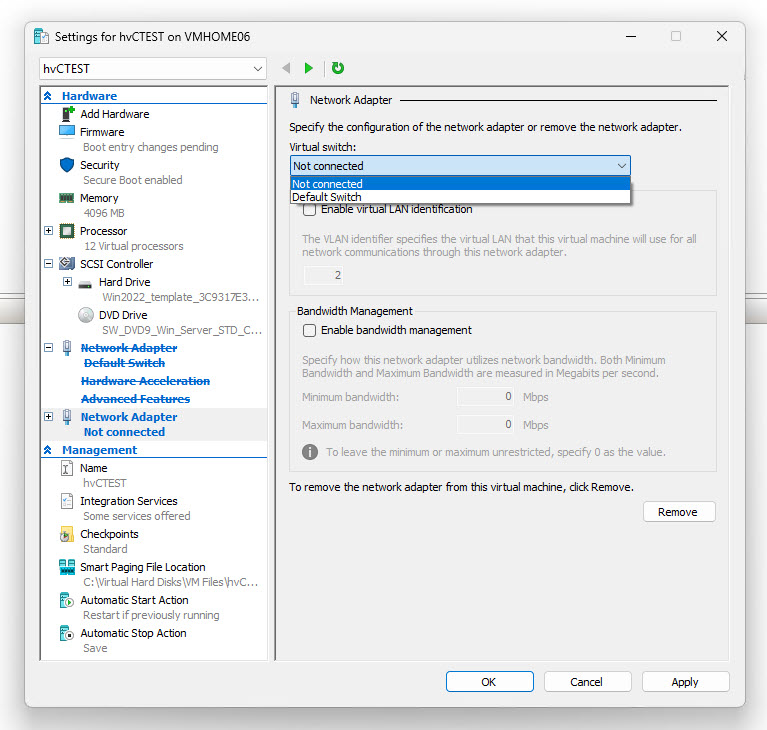 Solved: Hyper-V DNS is wrong | Experts Exchange