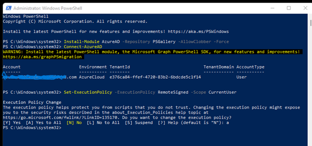 Solved: I have difficulty to install the Microsoft Graph PowerShell SDK ...